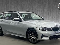 Silver Used 2021 BMW 320 Sport Line Estate | £24,399 (Fair price)