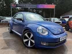 Blue Used 2014 VW Beetle Sportline Hatchback | £5,499 (Fair price)