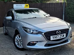 Silver Used 2017 Mazda 3 Hatchback | £8,395 (Fair price)