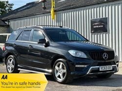 Black Used 2014 Mercedes ML250 AMG SUV | £8,990 (Fair price)