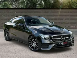 Black Used 2019 Mercedes E220 AMG line Coupe | £23,995 (Expensive)