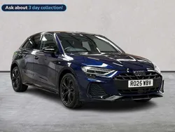 Blue Used 2025 Audi A3 e-tron Black Edition Hatchback | £38,694