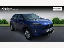Blue Used 2023 Toyota Yaris Hybrid Hatchback | £21,334 (A bit pricey)