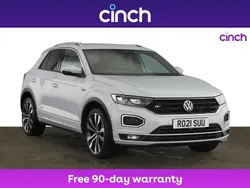 Silver Used 2021 VW T-Roc R-line SUV | £21,299 (Fair price)