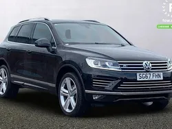 Black Used 2017 VW Touareg R-line Plus SUV | £22,099 (Super price)