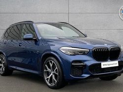 Blue Used 2022 BMW X5 M Sport SUV | £43,990 (Fair price)