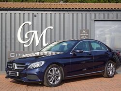 Blue Used 2018 Mercedes C200 Sedan | £12,490 (Super price)