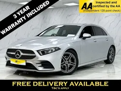 Silver Used 2021 Mercedes A180 AMG line Hatchback | £16,895 (Fair price)