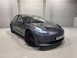 Grey Used 2021 Tesla Model 3 Performance Sedan | £17,550 (Fair price)