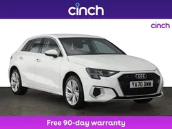 White Used 2021 Audi A3 e-tron Sport Hatchback | £16,949 (Fair price)
