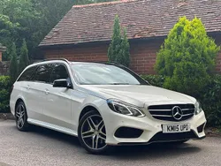 White Used 2015 Mercedes E350 Premium Estate | £13,885 (A bit pricey)