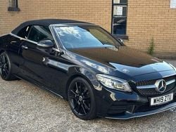 Black Used 2019 Mercedes C300 AMG Line Premium Plus Cabriolet | £13,999 (Good price)