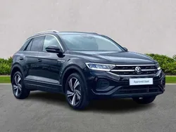 Black Used 2024 VW T-Roc R-line SUV | £28,199 (Fair price)