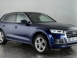 Blue Used 2017 Audi Q5 S-Line SUV | £17,800 (Fair price)