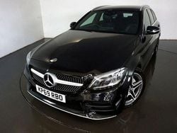 Black Used 2019 Mercedes C220 AMG line Estate | £15,950 (Fair price)