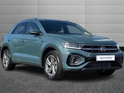 Petrol blue New 2025 VW T-Roc R-line SUV | £32,550 (Fair price)