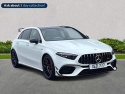 White Used 2024 Mercedes A45 AMG Hatchback | £49,499 (Expensive)