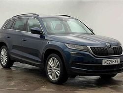 Petrol blue metallic Used 2021 Skoda Kodiaq SE L SUV | £24,495 (Fair price)