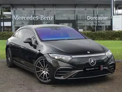 Black Used 2022 Mercedes EQS450+ AMG Line Premium Sedan | £50,000