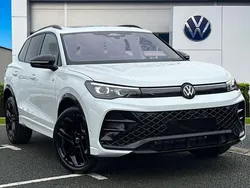 White New 2025 VW Tiguan R-line SUV | £57,989