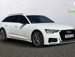 White Used 2020 Audi A6 Black Edition Estate | £25,399 (Good price)