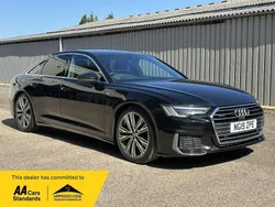 Black Used 2019 Audi A6 S-Line Sedan | £20,495 (Fair price)
