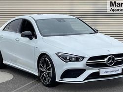 White Used 2023 Mercedes CLA35 AMG Premium Coupe | £33,588 (Good price)