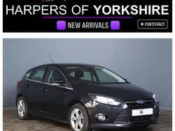 Black Used 2014 Ford Focus Zetec Hatchback | £4,295 (Fair price)