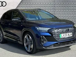 Blue Used 2025 Audi Q4 e-tron Black Edition SUV | £39,292 (Fair price)