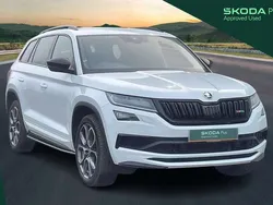White Used 2020 Skoda Kodiaq vRS SUV | £30,501 (A bit pricey)