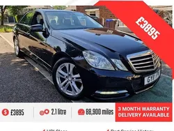 Black Used 2011 Mercedes E220 Avantgarde Sedan | £3,895 (Super price)