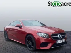 Red Used 2017 Mercedes E220 AMG line Coupe | £15,495 (Fair price)