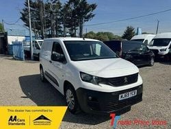 White Used 2020 Peugeot Partner Van | £10,995 (A bit pricey)