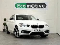 White Used 2018 BMW 118 Sport Line Hatchback | £7,995 (Fair price)