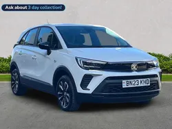 White Used 2023 Vauxhall Crossland Design Edition SUV | £14,290 (Fair price)
