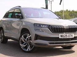 Meteor grey New 2025 Skoda Karoq SportLine SUV | £34,366 (A bit pricey)