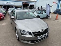 Beige Used 2016 Skoda Superb SE L Executive Estate | £13,499 (Fair price)