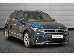 Nightshade blue Used 2024 VW Tiguan R-line Edition SUV | £29,650 (Fair price)