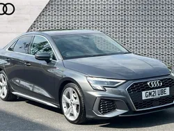 Grey Used 2021 Audi A3 S-Line Sedan | £19,616 (Fair price)