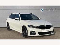 White Used 2022 BMW 320e M Sport Estate | £26,495 (Fair price)