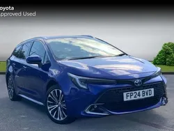 Juniper blue Used 2024 Toyota Corolla Design Estate | £26,944 (Fair price)