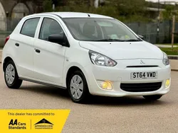 White Used 2015 Mitsubishi Mirage Hatchback | £3,995 (Fair price)