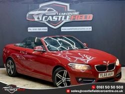 Red Used 2015 BMW 218 Sport Line Cabriolet | £7,495 (Fair price)