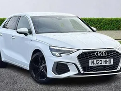 White Used 2023 Audi A3 S-Line Hatchback | £22,655 (Fair price)