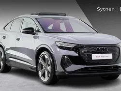 Grey Used 2025 Audi Q4 Sportback e-tron Black Edition SUV | £46,500 (Expensive)