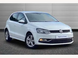 Pure white Used 2016 VW Polo Match Hatchback | £8,550 (Fair price)