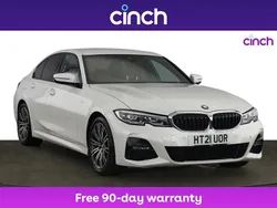 White Used 2021 BMW 320 M Sport Sedan | £22,949 (Fair price)