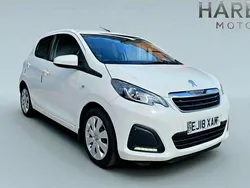 White Used 2018 Peugeot 108 Active Hatchback | £6,995 (Good price)