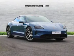 Neptune blue Used 2025 Porsche Taycan 4S Sedan | £94,750