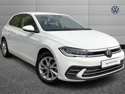 White Used 2023 VW Polo Style Hatchback | £16,249 (Fair price)